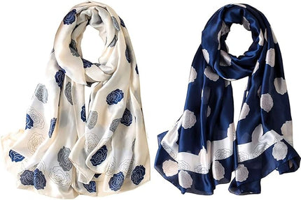 Silk Scarf Mulberry Silk Fashion Scarves Long Lightweight Shawl Wrap …