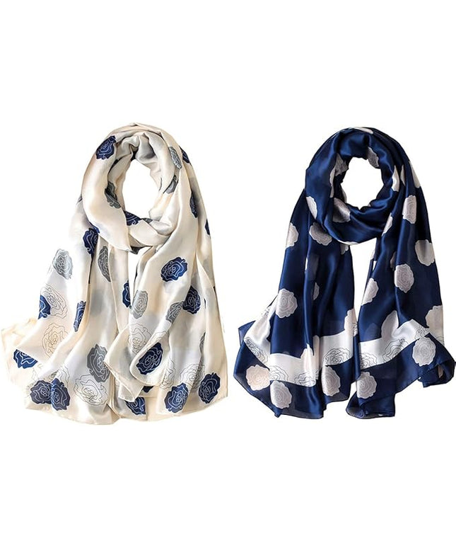 Silk Scarf Mulberry Silk Fashion Scarves Long Lightweight Shawl Wrap …