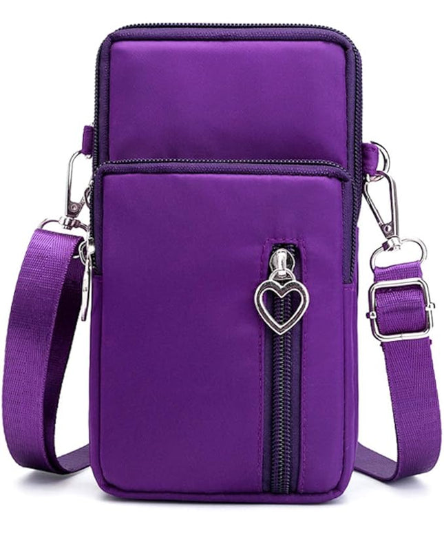Small Crossbody Wallet Phone Bag Women Mini Crossbody Purse Cell Phone Shoulder Bag Mini Wallet Over Shoulder Strap