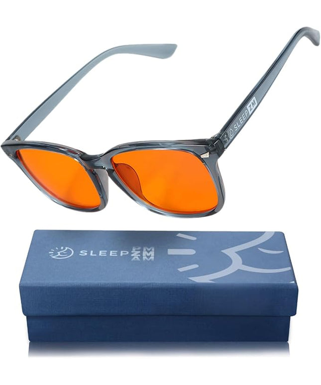 100% Blue Light Blocking Glasses - Women + Men - Better Sleep - Anti Eye Strain Protection - Computer Screens Gaming