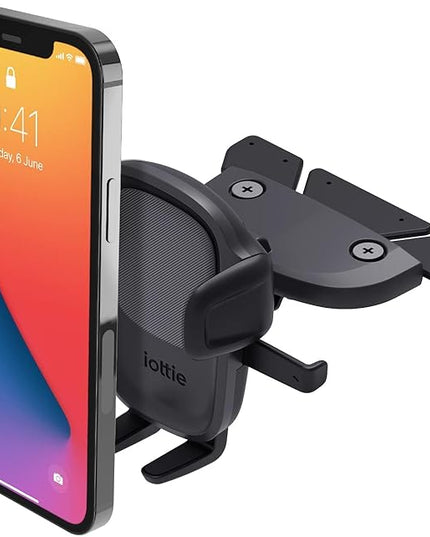 iOttie Easy One Touch Signature CD Slot Mount - Universal Car Phone Holder for iPhone, Google, Samsung, Moto, LG, and all other Smartphones