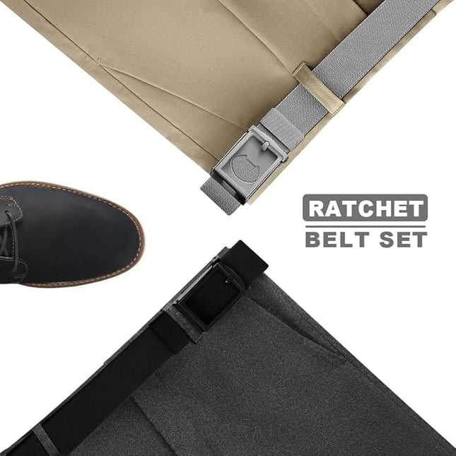 DOOPAI Stretch Canvas Belt for Men, Adjustable Elastic Holeless Web Belt for Casual, Golf, and Work, with Bottle Opener