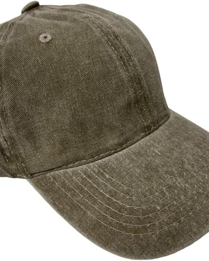Roytrense Unisex 100% Cotton Washed Low Profile Dad Hat - Adjustable Baseball Cap for Outdoor Activities