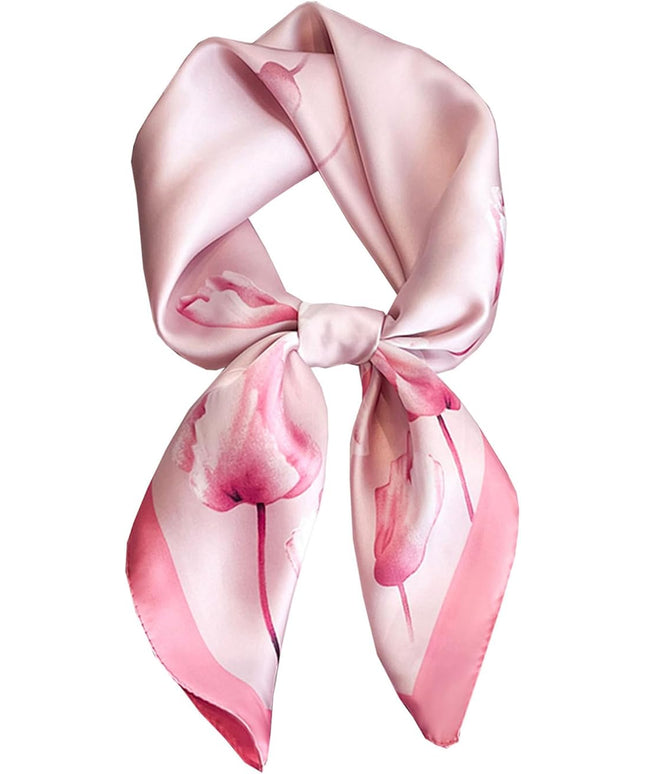 Neck Scarf For Womens Silky Head Scarves Hair Bandanas Square Scarf Fashion Accessories lightweight