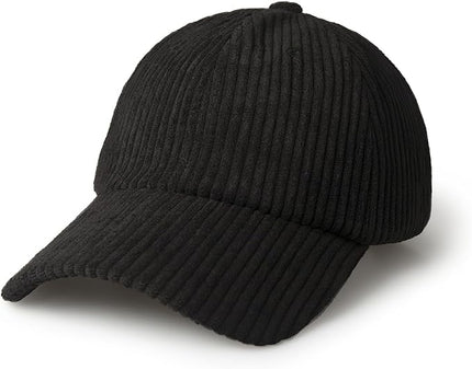 CHOK.LIDS Everyday Corduroy Baseball Cap for Men and Women Dad Hat Unisex Adjustable Lightweight Polo Style Curved Brim
