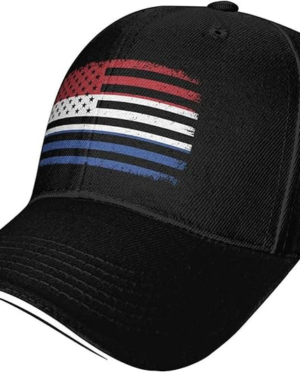 Unisex Baseball Cap Trucker Dad Hat for Men Women Adjustable Outdoors Sun hat Black