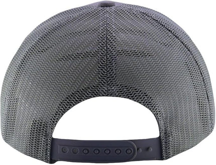 Flat Bill Snapback Mesh Hats | Fits OSFM & XXL Big Head | Blank Solid Color Adjustable Trucker Hat for Men