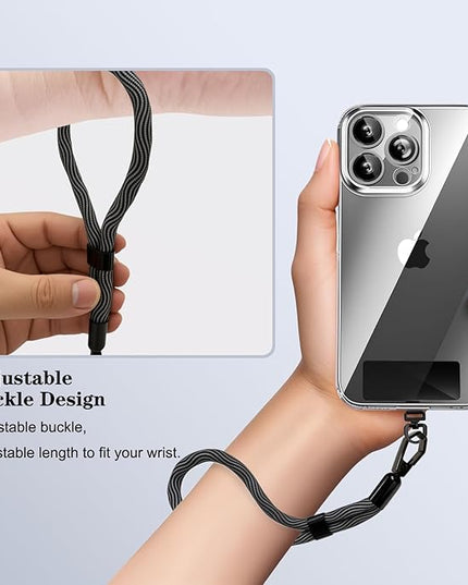 Phone Lanyard, 2 Pack Adjustable Cell Phone Lanyard Hand Phone Wrist Strap with Tether Tabs for Smartphones