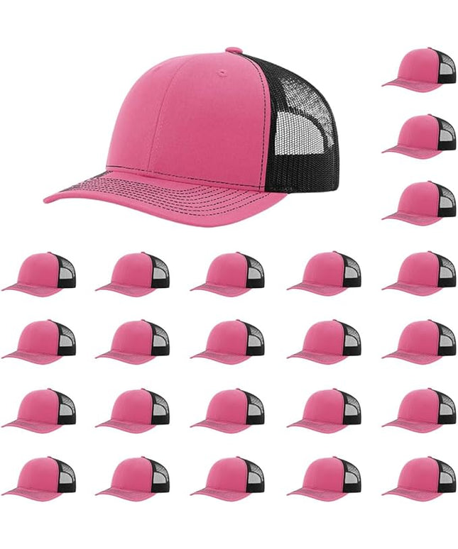 Richardson 112 Classic Six-Panel Adjustable Snapback Trucker Cap | Bulk Packs Available