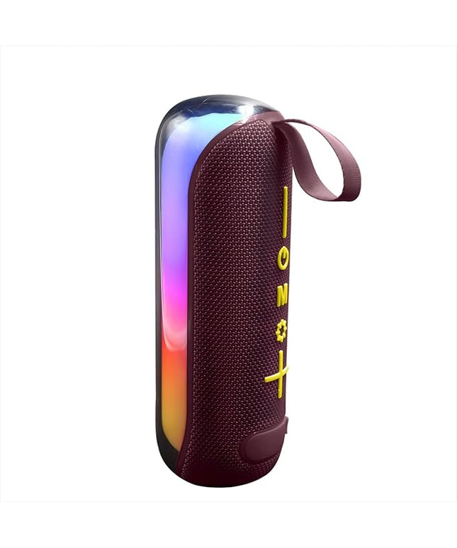 T&G Portable Bluetooth Speaker with Colorful Lights, 20W Loud Wireless Stereo Sound, IPX5 Waterproof Outdoor Speaker, TWS Pairing, 15H Playtime, Great White Elephant Gift for Home, Party & Travel