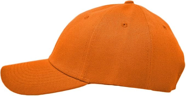 Glory Max Plain Baseball Cap Hook & Loop Strap Adjustable Solid Blank Curved Visor Hat