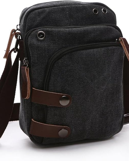 Collsants Mini Crossbody Bags for Women and Men - Small Purses and Handbags - Travel Bag - Canvas Shoulder Purse