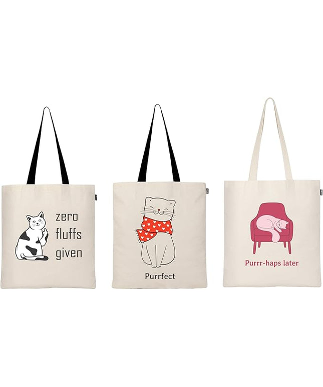 Eco Right Tote Bag for Women, Reusable Grocery Bag, Canvas Tote Bag for Shopping, Cotton Bag for Daily Use, Gifts for Women