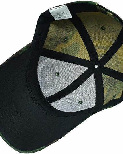Glory Max Plain Baseball Cap Hook & Loop Strap Adjustable Solid Blank Curved Visor Hat