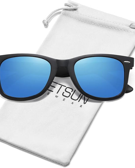 MEETSUN Polarized Sunglasses for Women Men Classic Retro Square Frame Driving Sun Glasses UV Protection