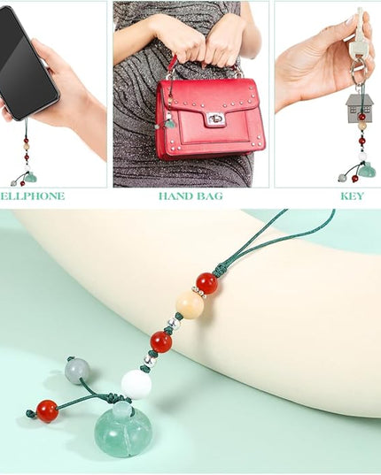 Phone Charm Strap, Universal Cell Phone Lanyard, Handmade Charms Strap Accessories for Key Car