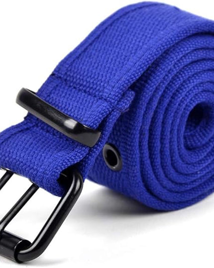 Boxed Gifts Parquet Casual Canvas Belt - Double Hole, Double Grommets for Men & Women