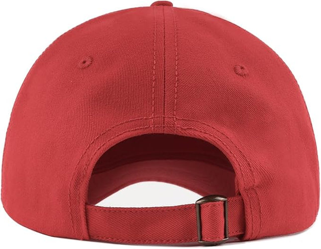 Zylioo XL XXL Oversize Baseball Cap, 100% Cotton Adjustable Dad Hat for Big Heads 23.5"-25.5", Soft Crown Large Size Cap