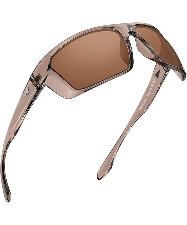 KastKing Huzzah Polarized Sport Sunglasses for Men and Women, Ideal for Driving Fishing Cycling and Running,UV Protection
