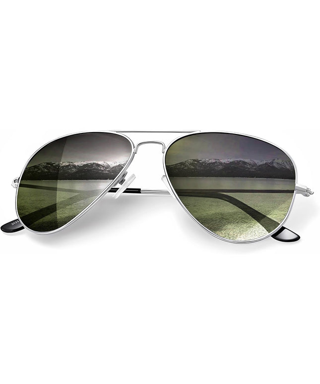 KALIYADI Classic Aviator Sunglasses for Men Women Driving Sun glasses Polarized Lens UV Blocking