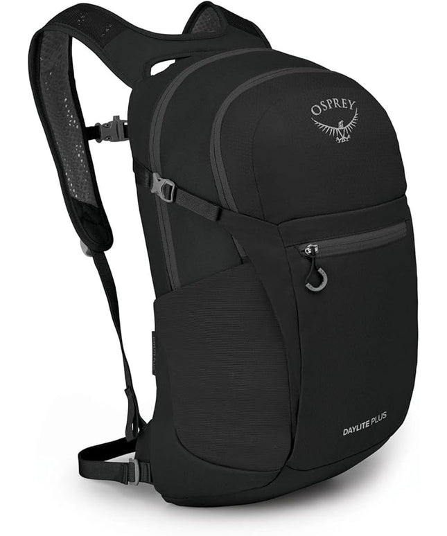 Osprey Daylite Plus Commuter Backpack – Lightweight, Everyday Pack with Laptop Sleeve and Water Bottle Pockets – Ideal for Work, School, and Travel with Versatile Storage Options, Black