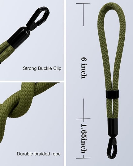 Phone Lanyard, 2 Pack Adjustable Cell Phone Lanyard Hand Phone Wrist Strap with Tether Tabs for Smartphones