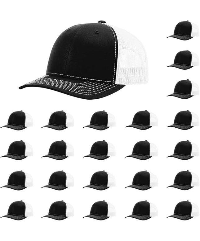 Richardson 112 Classic Six-Panel Adjustable Snapback Trucker Cap | Bulk Packs Available