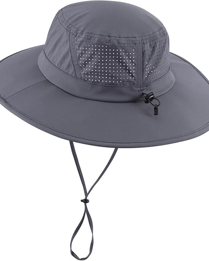 Home Prefer UPF 50+ Sun Hats for Men Women Foldable Wide Brim Fishing Hat Quick Dry Summer Outdoor Garden Safari Bucket Hat