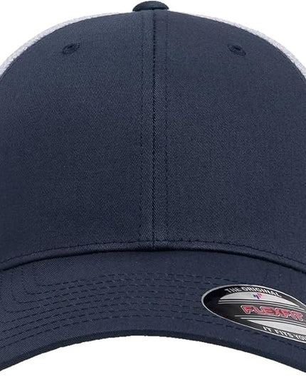 Flexfit 6511 Fitted Mid-Profile Stretchable Mesh Panels Trucker Cap | Bulk Pack Available