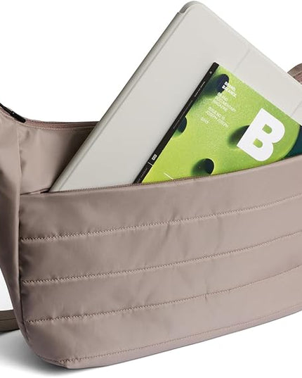Bellroy Laneway Crescent Bag (12 liter streamlined, crescent crossbody with internal and external pockets, adjustable strap and surprising storage) - Fawn
