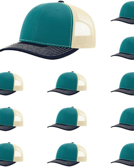Richardson 112 Classic Six-Panel Adjustable Snapback Trucker Cap | Bulk Packs Available
