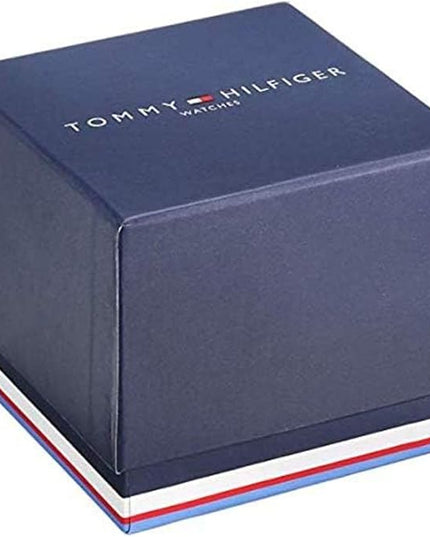 Tommy Hilfiger Men's Dressy Watch – Quartz Multifunction, Stainless Steel Case, Skeleton Dial, Link Bracelet – Gift for Him