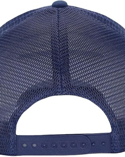 Mesh Snapback Hat (M/L/XL/XXL) - Blank Structured Men's Trucker Hats-Baseball Caps - Adjustable Ball Cap