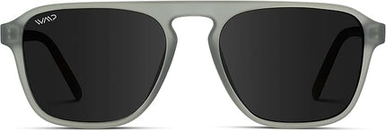 WearMe Pro Polarized Modern Aviator One-Bridge Square Mens Sunglasses