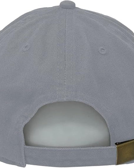 Glory Max 100% Cotton Baseball Cap Classic Plain Low Profile Golf Dad Hat Buckle Adjustable