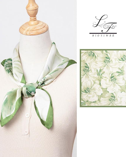 Satin Bandanas Head Scarf For Women Hair Scarves Accessories Lightweight Fashion Wrap Neck Silk Sleeping Headscarf