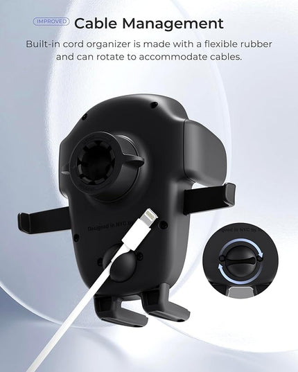 iOttie Easy One Touch Advanced Phone Mount for Tesla Model 3 and Model Y Screens - Universal Cell Phone Holder for iPhone, Google, Samsung, Moto, LG, and All Other Smartphones Black