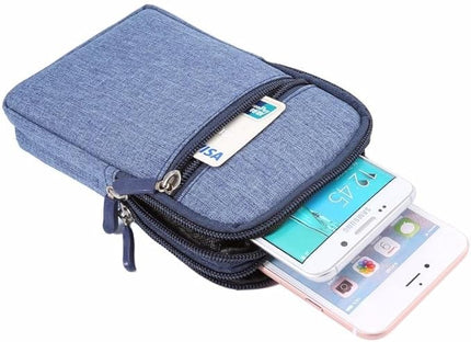 Universal Cell Phone Purse Multipurpose Waist Pack Bag for Outdoor Sports Moblie Phone Carrying Cases Belt Bag Pouch for iPhone X/8/7/6/6S Plus Samsung Galaxy Series Phones Under 6.3'' from WaitingU