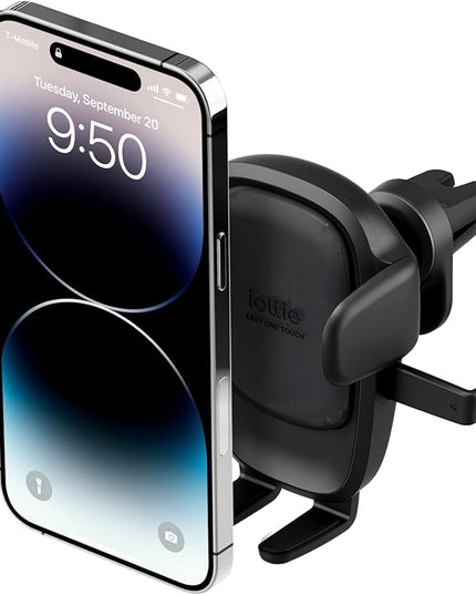 iOttie Easy One Touch Advanced Air Vent Car Phone Mount - Universal Cell Phone Holder for iPhone, Google, Samsung, Moto, LG, and All Other Smartphones