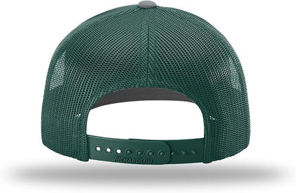 Richardson 112 Trucker Hat - Premium Adjustable Snapback Hat - Structured Six Panel Richardson Blank Caps