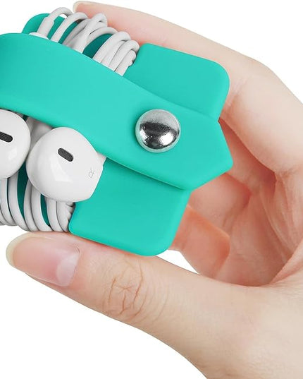 Cord Organizer Earbuds Holder Earphones Wrap Headset Headphone Wrap Winder Cord Manager Cable Winder Set of 2