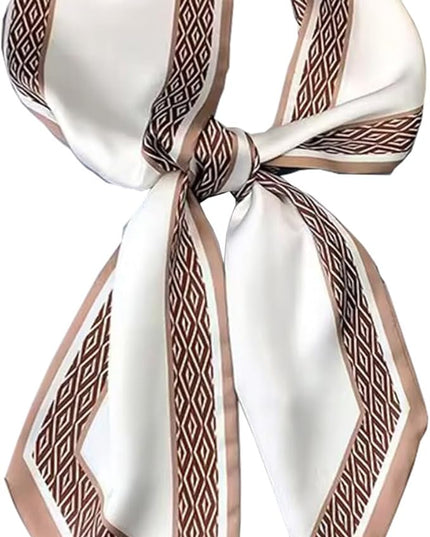 Dailyacc Hair Scarf for Women Fashion Silky Satin Headscarf Wrap Breathable Lightweight Neck Scarves For Handbag