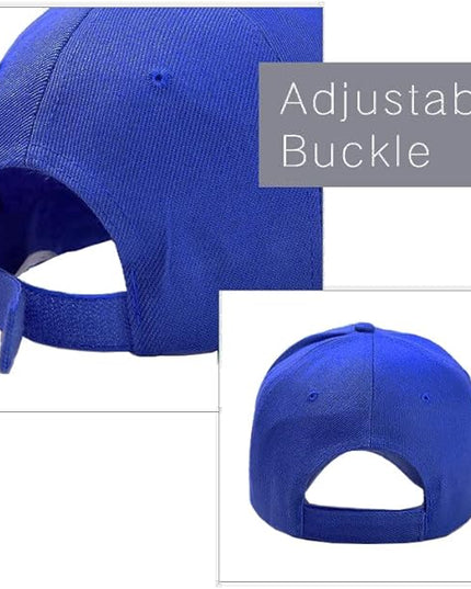 Gelante Adult Plain Baseball Cap Hat Classic Adjustable Size for All Seasons