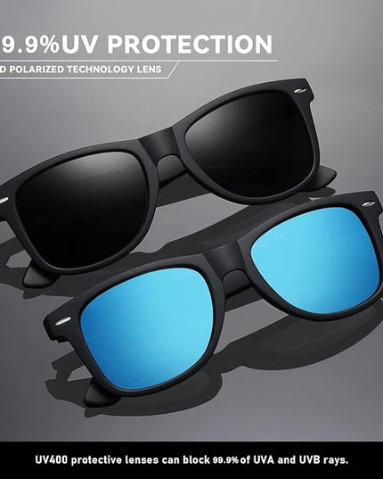Polarized Sunglasses Womens Men - Sun glasses Fashion Trendy Driving Fishing UV Blocking UV400 Protection