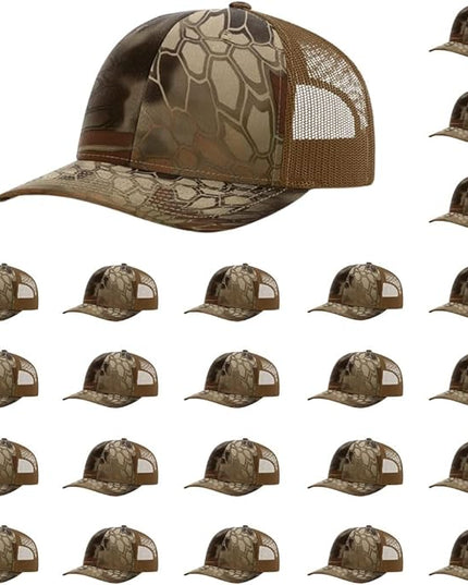 Richardson 112 Classic Six-Panel Adjustable Snapback Trucker Cap | Bulk Packs Available