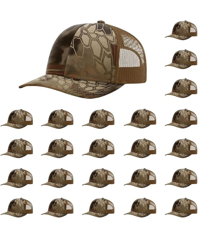 Richardson 112 Classic Six-Panel Adjustable Snapback Trucker Cap | Bulk Packs Available