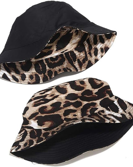 XYIYI Cute Bucket Hat Beach Fisherman Hats for Women, Reversible Double-Side-Wear