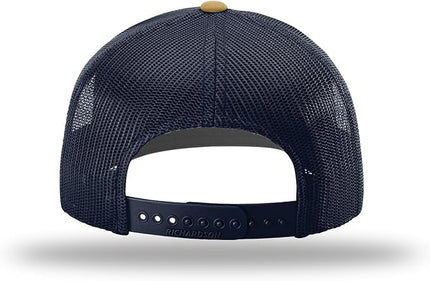 Richardson 112 Trucker Hat - Premium Adjustable Snapback Hat - Structured Six Panel Richardson Blank Caps
