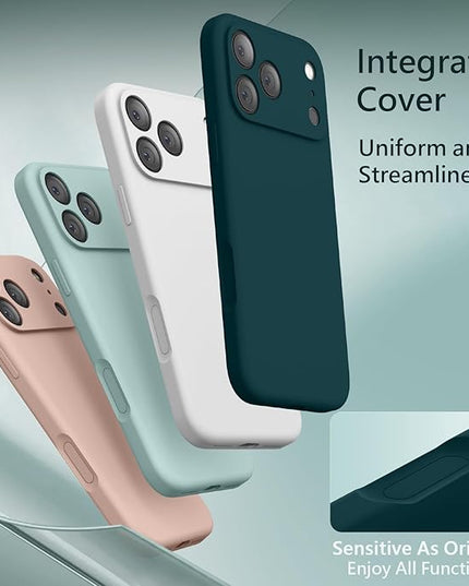 FireNova Magnetic for iPhone 17 Pro Max Case, Compatible with MagSafe, [Integrated Silicone Camera Control Button] [Camera Protection] Anti-Scratch Microfiber Lining Phone Case, 6.9", Teal