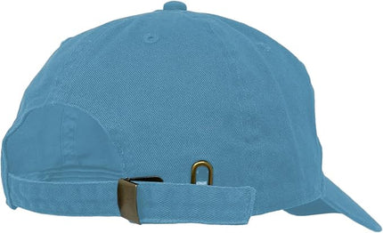 Glory Max 100% Cotton Baseball Cap Classic Plain Low Profile Golf Dad Hat Buckle Adjustable